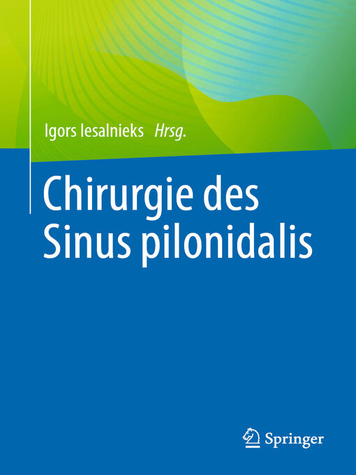 Title details for Chirurgie des Sinus pilonidalis by Igors Iesalnieks - Available